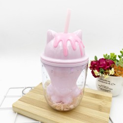 CAT WATER BOTTLE - PINK