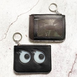 Card Holder With Purse - Black Eyes