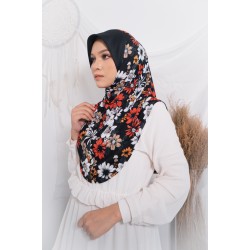 Tudung Sarung Mia Black Daisy