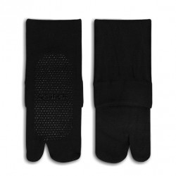 PREMIUM Comfort  Nylon Anti Slip Split Toe Socks - Black