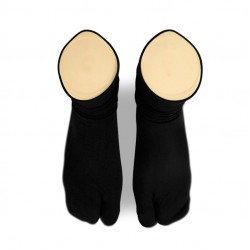PREMIUM  Comfort Nylon Split Toe Socks - Black