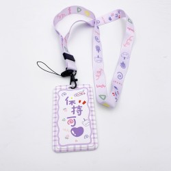 CARD HOLDER & LANYARD SET CUTE LUCKY