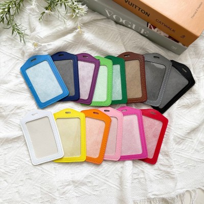 Single Pocket Vertical ID Card Holder