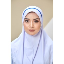 Tudung Soft Awning Half Scuba Jururawat (L) - CLEARANCE