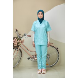 SCRUB SUIT PANT ( SELUAR SAHAJA) - MINT