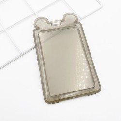 Transparent Ear Card Holder - Black