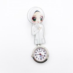 Clip Watch - Silver - HIJAB ROSSIE