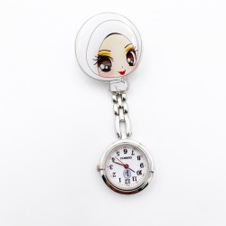 Clip Watch - Silver - HIJAB MIA
