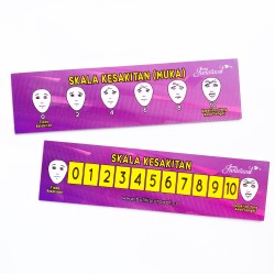 Pain Score Ruler (Purple)