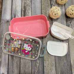 LUNCH BOX WITH INSERT (ZB5902) - HELLO KITTY