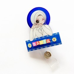 Personalized Text -YO-YO Hijab Nurse DARK BLUE