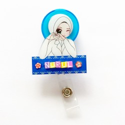 Personalized Text -YO-YO Hijab Nurse LIGHT BLUE
