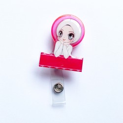 PLAIN YO-YO Hijab nurse PINK