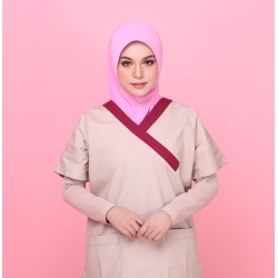 Tudung Soft Awning Full Scuba - Pink