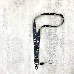 LANYARD - BLACK MICKEY AND MINNIE