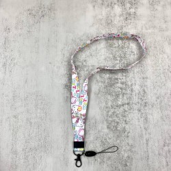 LANYARD - COLOURFULL HELLO KITTY