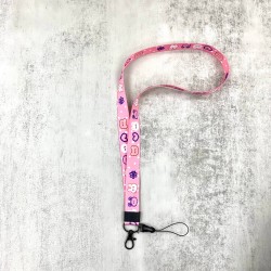 LANYARD - CUTE ANIMAL PINK