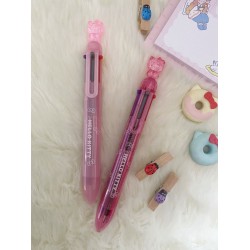 PEN 6 COLOURS -RIBBON HELLO KITTY