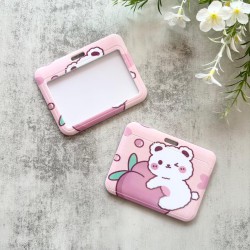 Card Holder Cartoon Horizontal - APPLE BEAR