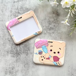 Card Holder Cartoon Horizontal - YELLOW POOH