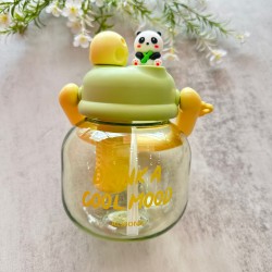 Panda Water Bottle - GREEN