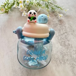 Panda Water Bottle - BLUE