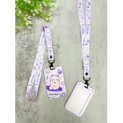 CARD HOLDER & LANYARD SET SWEET BEAR