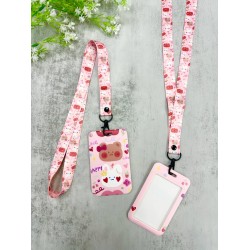 CARD HOLDER & LANYARD SET HAPPY LOVE