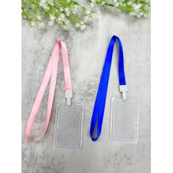 Lanyard With Transparent Card Holder