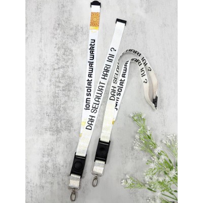 Lanyard Jom Solat Awal Waktu/Dah Selawat Hari Ini