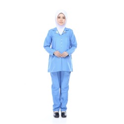 SISTER LONG SLEEVE MATERNITY UNIFORM (ONE SET TOP & PANT)