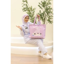 TOTE BAG FRONTLINER LIFE - LIGHT PURPLE