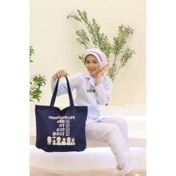 TOTE BAG FRONTLINER LIFE - DARK BLUE