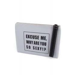 Pouch Bag - Excuse Me - Grey