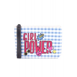 Pouch Bag - Girl Power - Blue