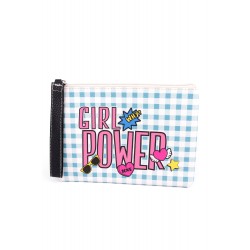 Pouch Bag - Girl Power - Turquoise 