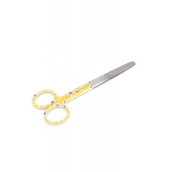 Dressing Scissor Blunt/Sharp Yellow Flower