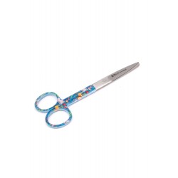 Dressing Scissor Blunt/Sharp Animal Blue