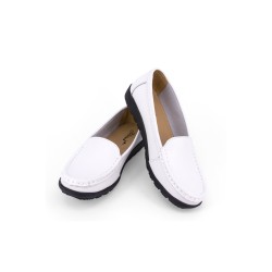 Nurse Shoes White Loafer 556-8