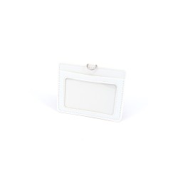  DOUBLE POCKET CARD HOLDER HORIZONTAL -WHITE