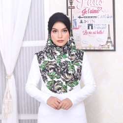 Tudung Sarung Mia Black Roses