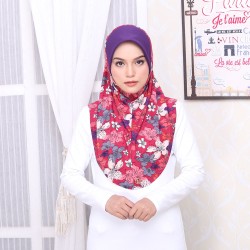 Tudung Sarung Mia Cherry Reddish