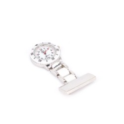 Pin Watch Metal - White