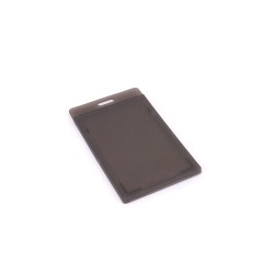 Transparent ID Card Holder - Black