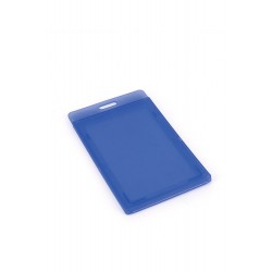 Transparent ID Card Holder - Blue