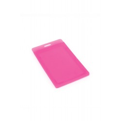 Transparent ID Card Holder - Dark Pink