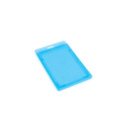 Transparent ID Card Holder - Light Blue