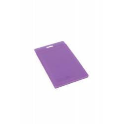 Transparent ID Card Holder - Purple
