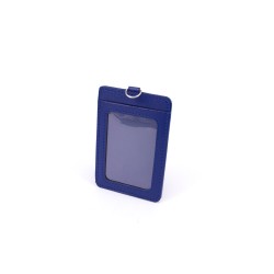 DOUBLE POCKET CARD HOLDER VERTICAL -DARK BLUE