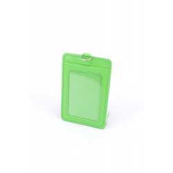 DOUBLE POCKET CARD HOLDER VERTICAL -LIGHT GREEN